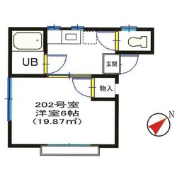 ロビンハイムの物件間取画像